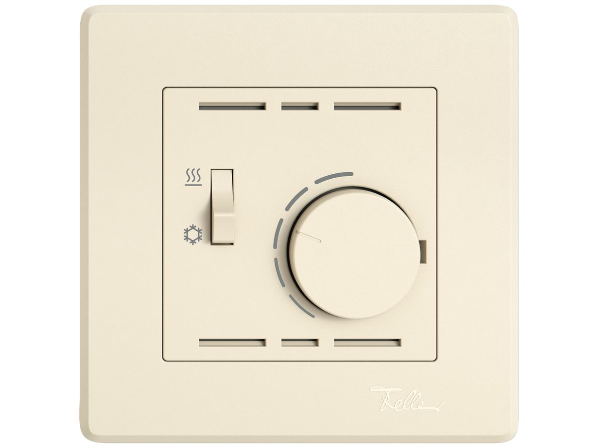 UP-Montageset EDIZIO.liv SNAPFIX® f.Thermostat mit Schalter Heizen/Kühlen cr