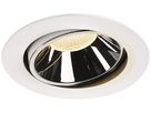 LED-Downlight SLV NUMINOS MOVE XL 37.4W 3500lm 3000K 40° DIM Ø190×118mm ws/Cr