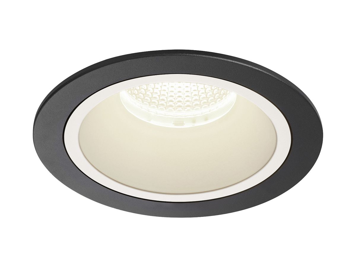 LED-Downlight SLV NUMINOS L 25.4W 2450lm 4000K 20° DIM Ø130×85mm sz/ws