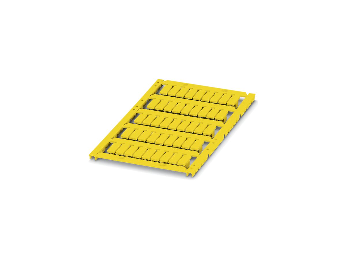 Bezeichnungskarte UCT-WMS 4.7 gelb für Kabelmarkierung 12×5.5mm