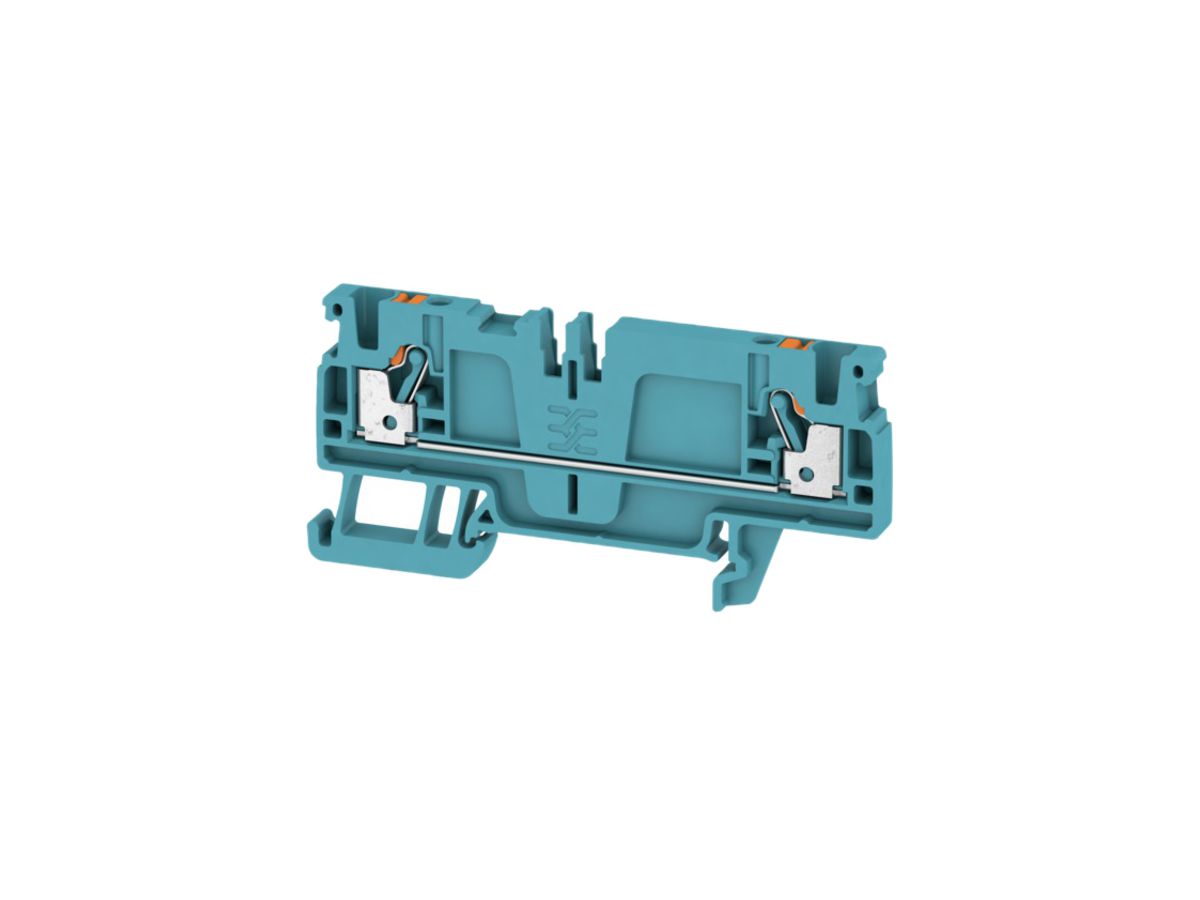 Durchgangs-Reihenklemme Weidmüller A2C /DT/FS PUSH IN 2.5mm² TS35 blau