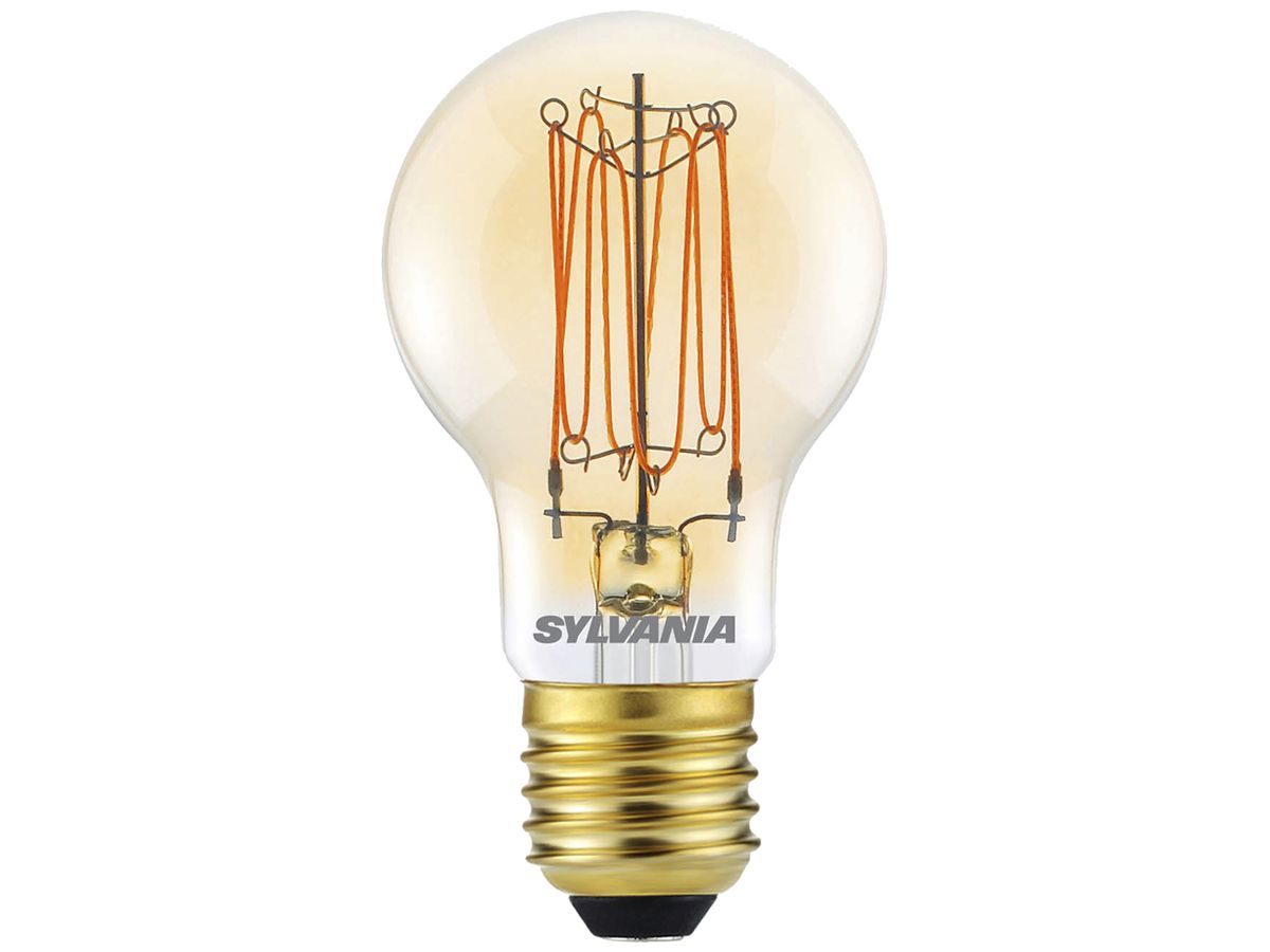 LED-Lampe Sylvania ToLEDo Vintage E27 7W 550lm 2000K DIM Ø60×108mm Typ A klar