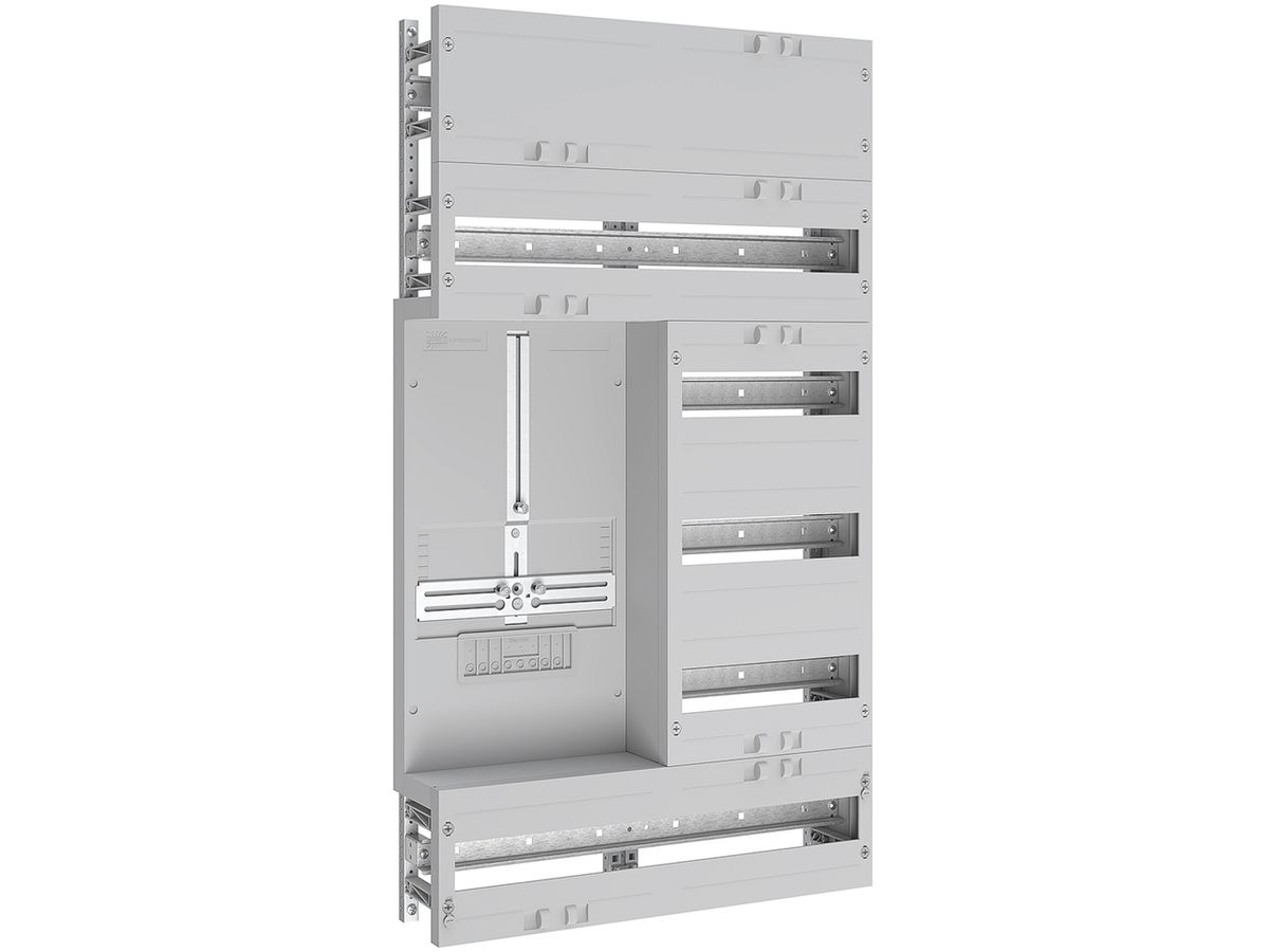 Komplettfeld SE Prisma XS 1 Zählerplatz 2 Felder 6 Reihen 500×900mm