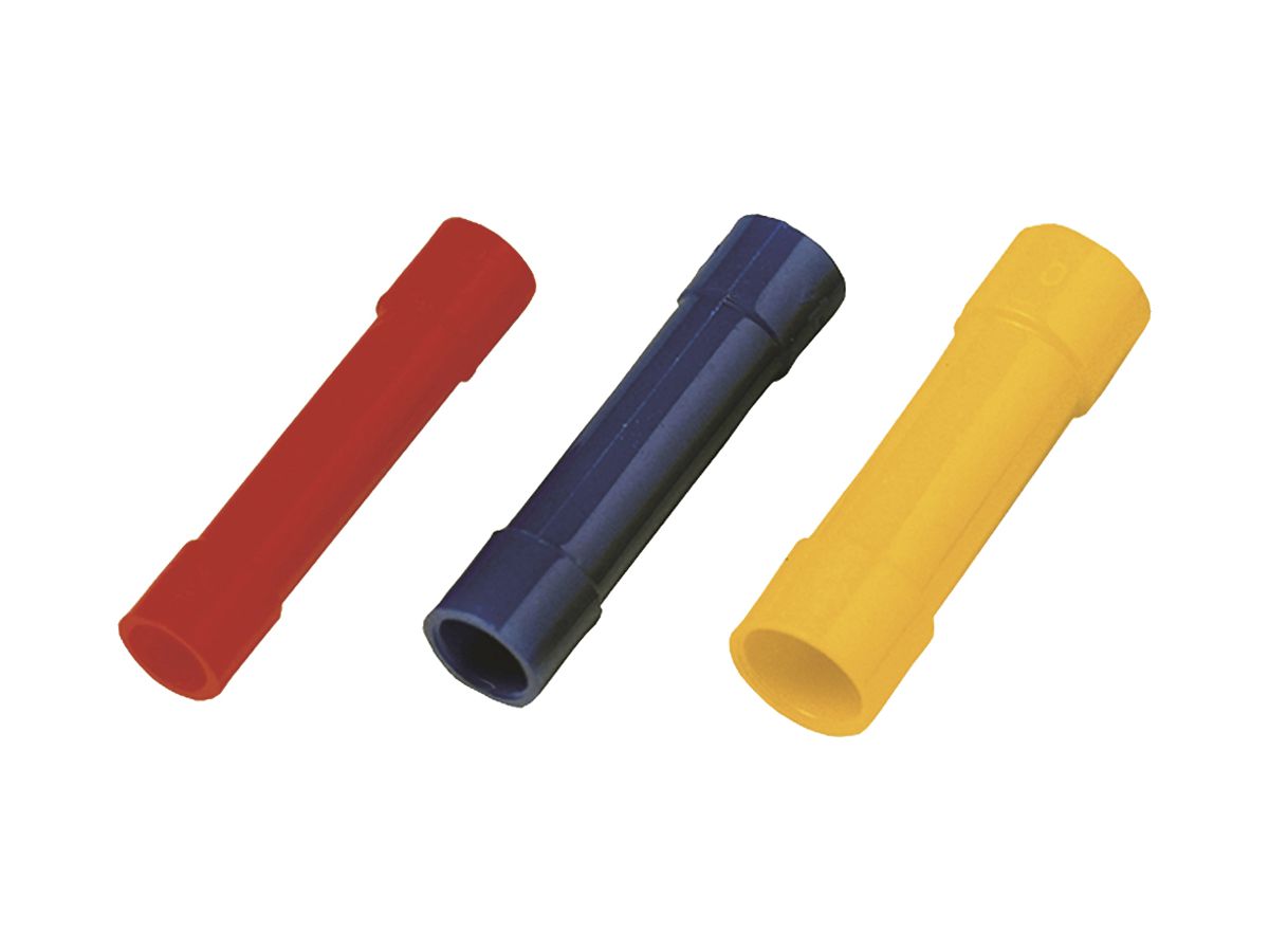 Pressverbinder Nylon isoliert 2.5…6 gelb