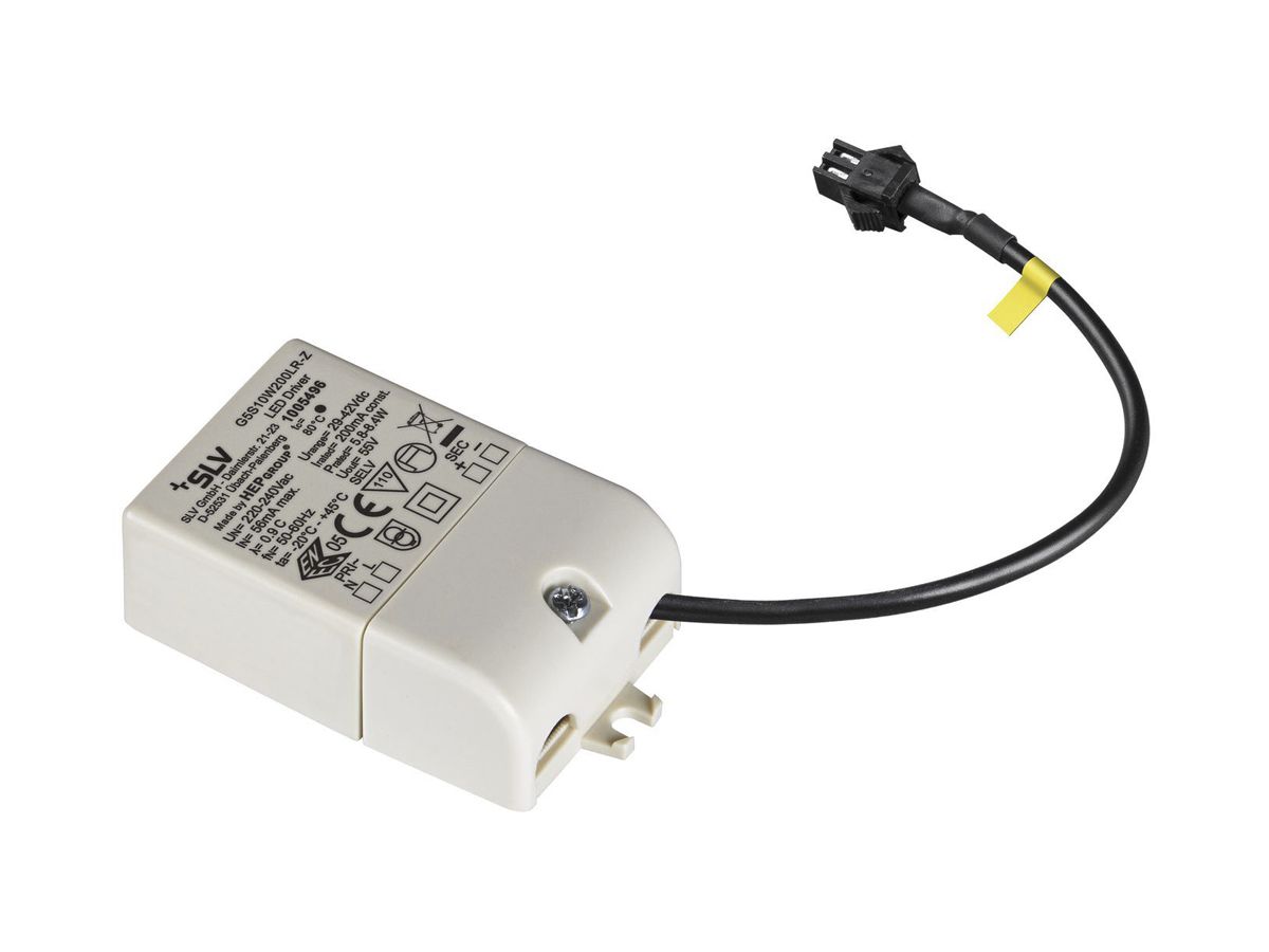 LED-Konverter SLV G5S10W200LR-Z, 10W 200mA 29…42VDC, QC