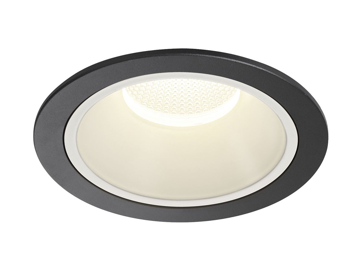 LED-Downlight SLV NUMINOS XL 37.4W 3800lm 4000K 20° DIM Ø160×108mm sz/ws