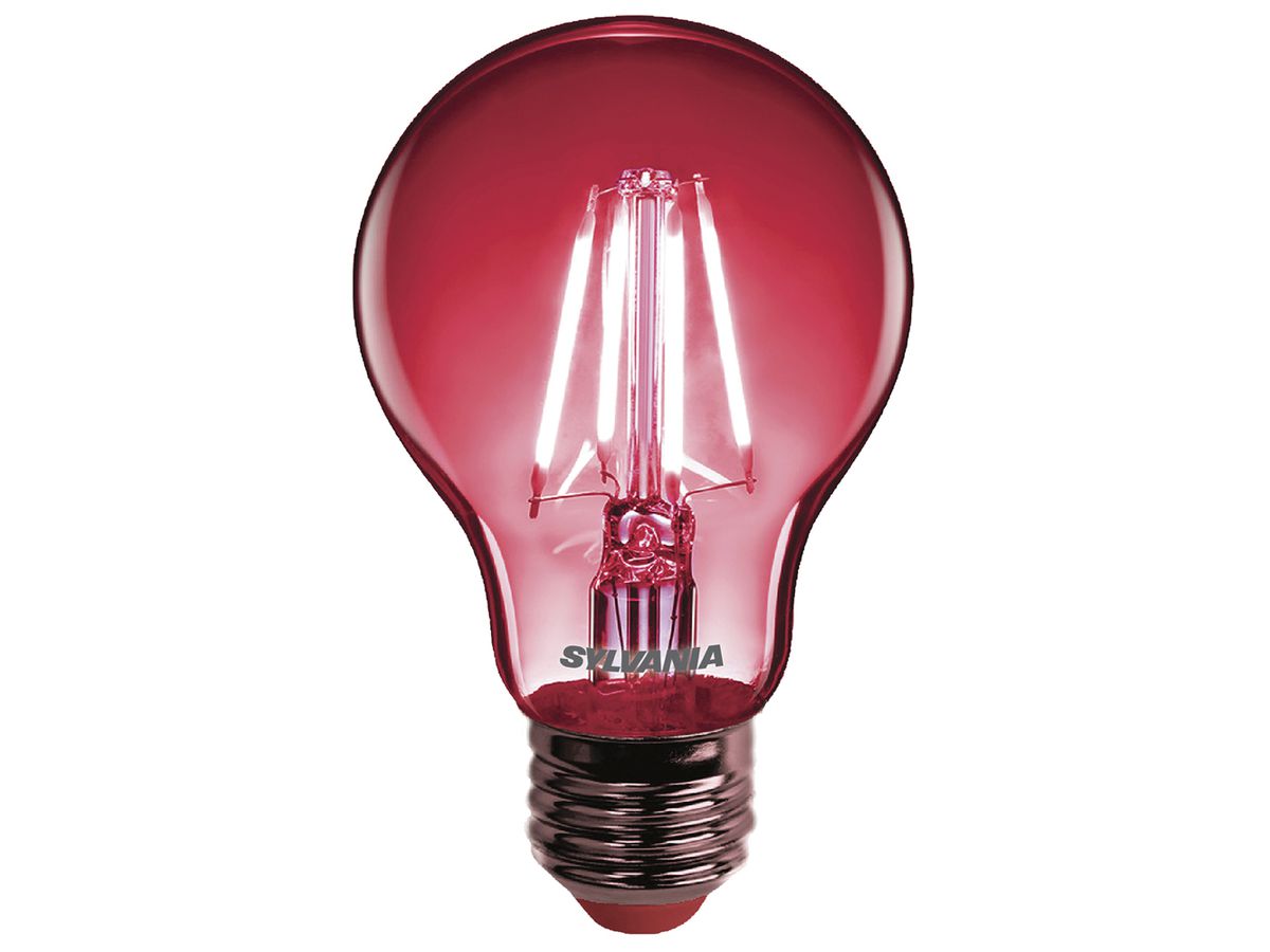 LED-Lampe Sylvania ToLEDo Retro Chroma A60 E27 SL 4.1W 80lm rot