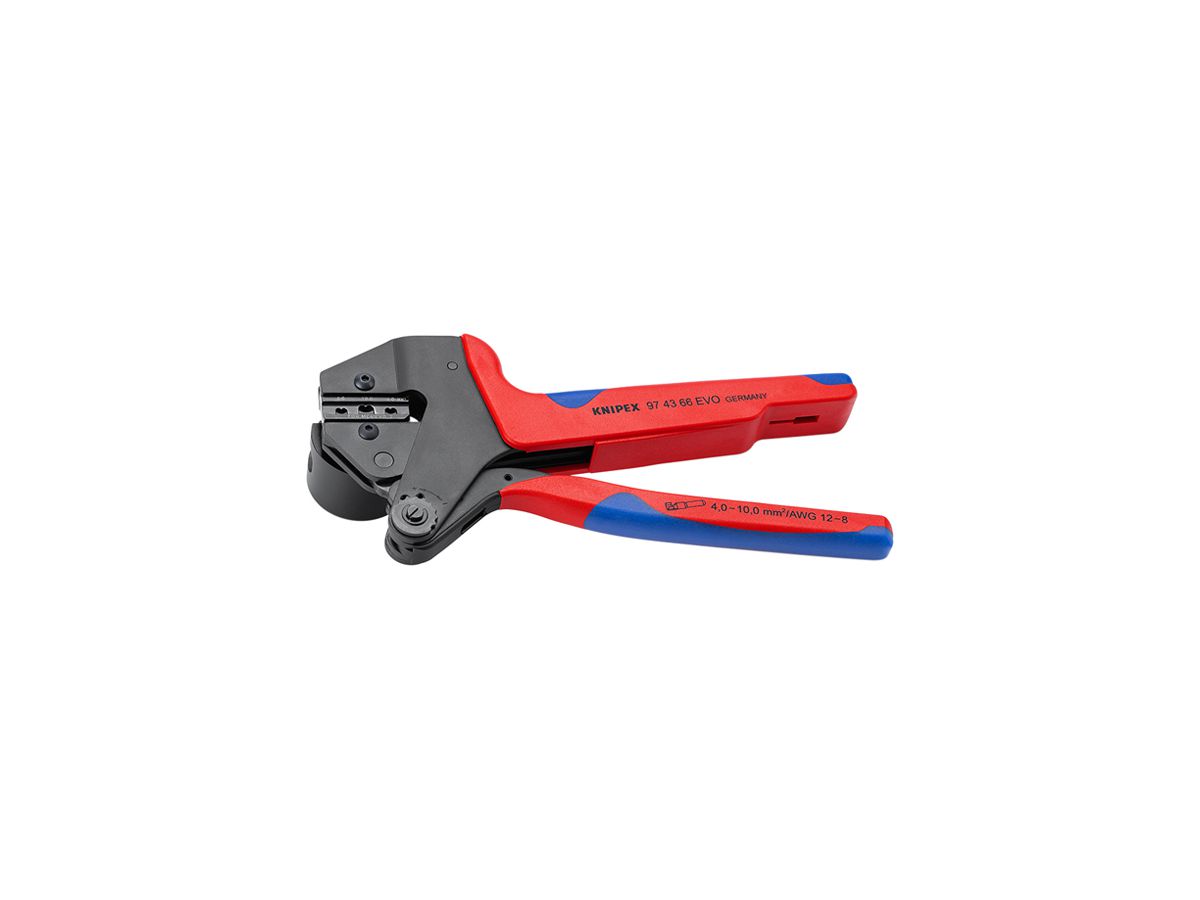 Crimpzange KNIPEX f.MC4 200mm 4/6/10mm² 8/10/12AWG