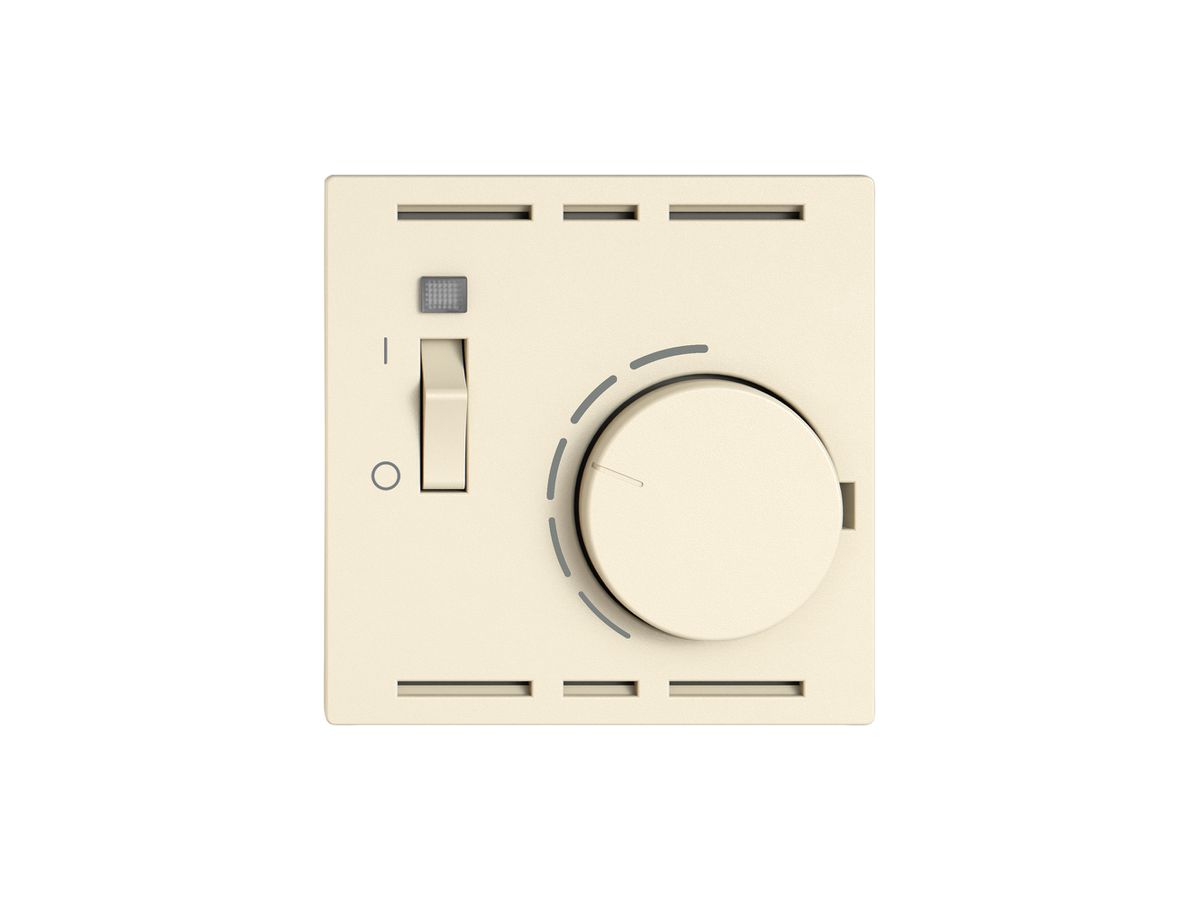 Montageset EDIZIO.liv SNAPFIX® f.Thermostat mit Schalter cr