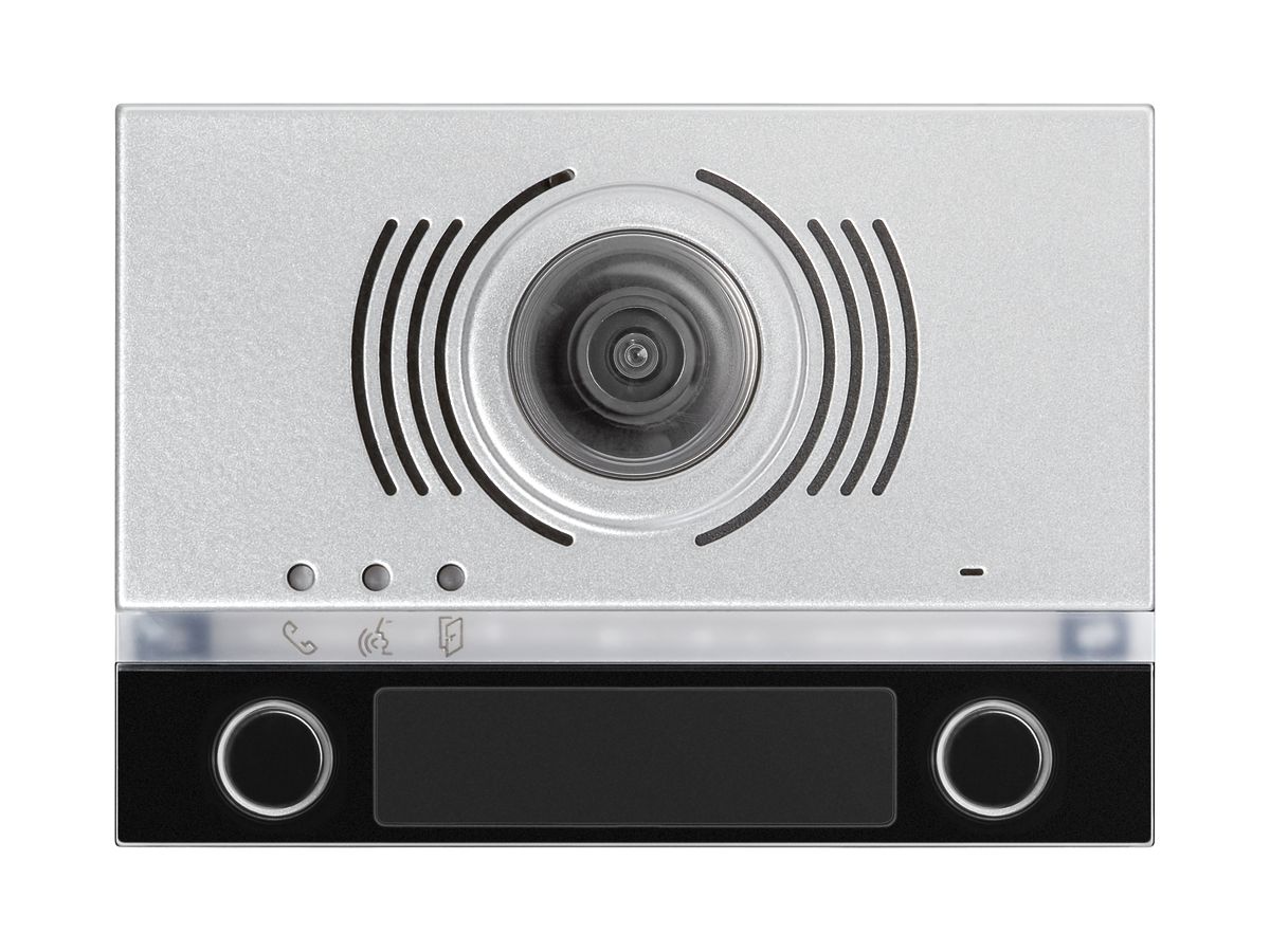 Frontplatte für Kamera- und Türlautsprechermodul Urmet Alpha, 2×Taste, IP55, sz
