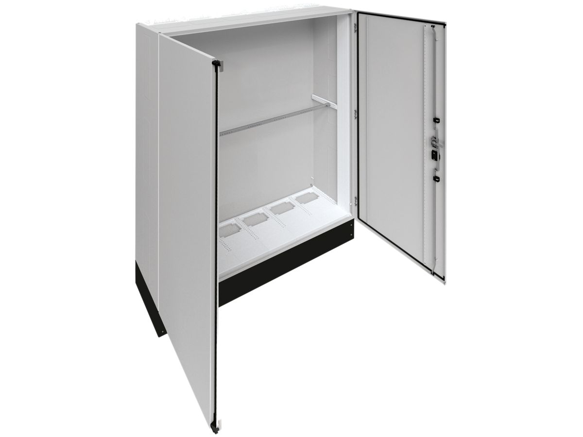 Schrank Hager univers Schutzklasse I 1850×1550×400mm mit Sockel 200mm IP55