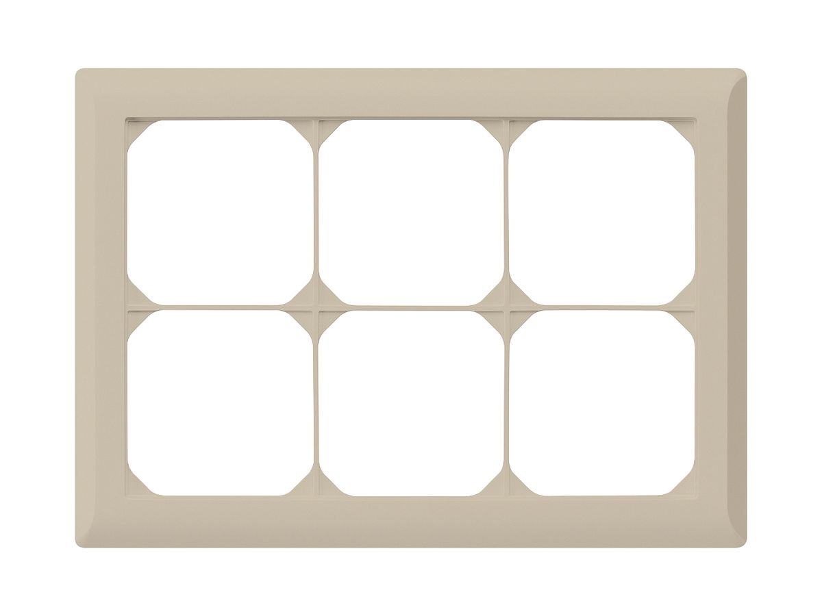 UP-Abdeckrahmen kallysto.line 2×3 beige horizontal 152×212mm