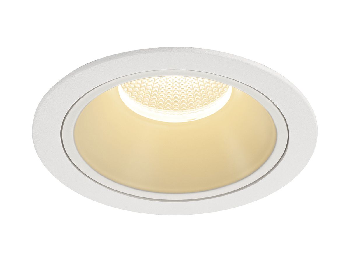 LED-Downlight SLV NUMINOS XL 37.4W 3550lm 3000K 55° DIM Ø160×108mm ws/ws