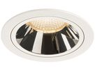 LED-Downlight SLV NUMINOS L 25.4W 2150lm 2700K 55° DIM Ø130×85mm ws/Cr