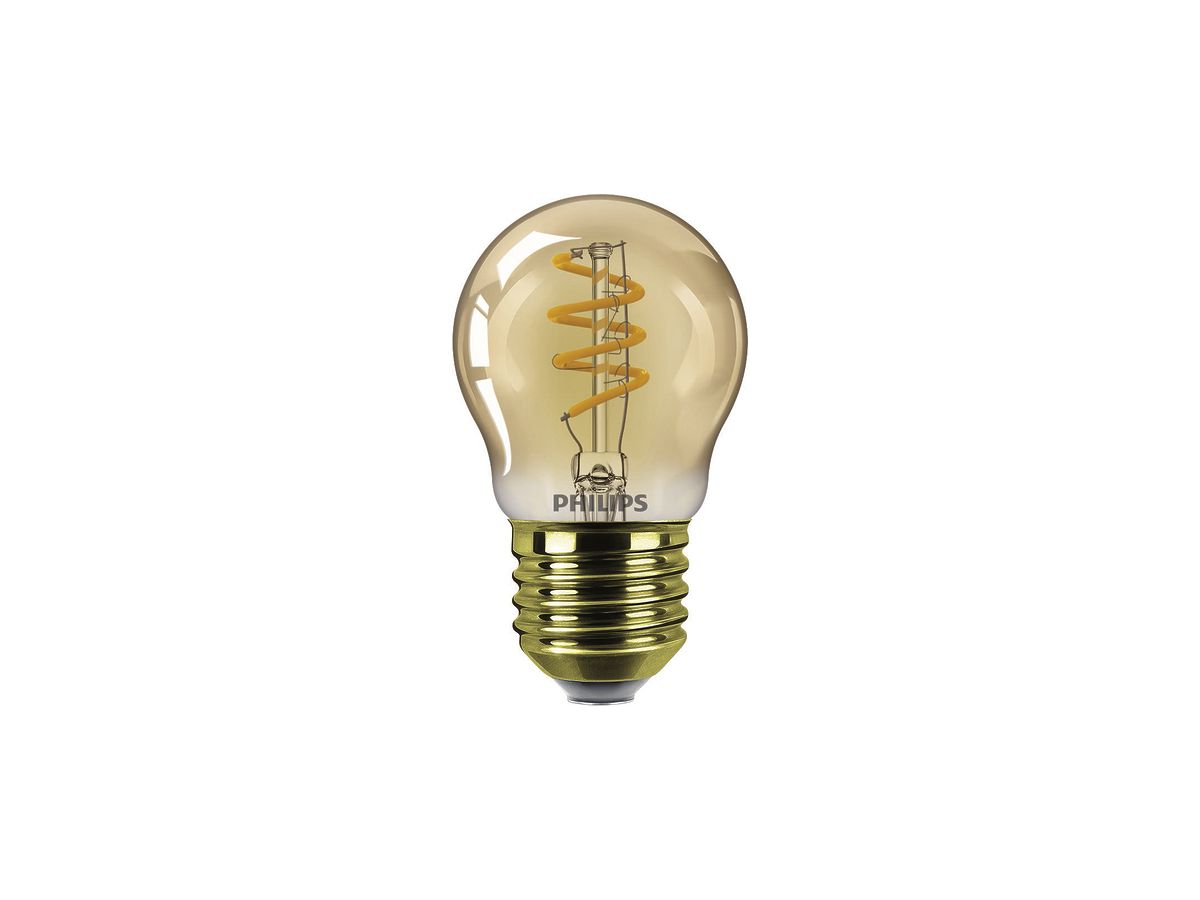 LED-Lampe MASTER Value LEDbulb D E27 P45 2.6…15W 818 136lm, gold