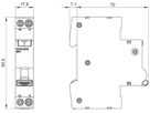 Fehlerstrom-/Leitungsschutzschalter Siemens kompakt 1P+N 6kA Typ A 30mA C6