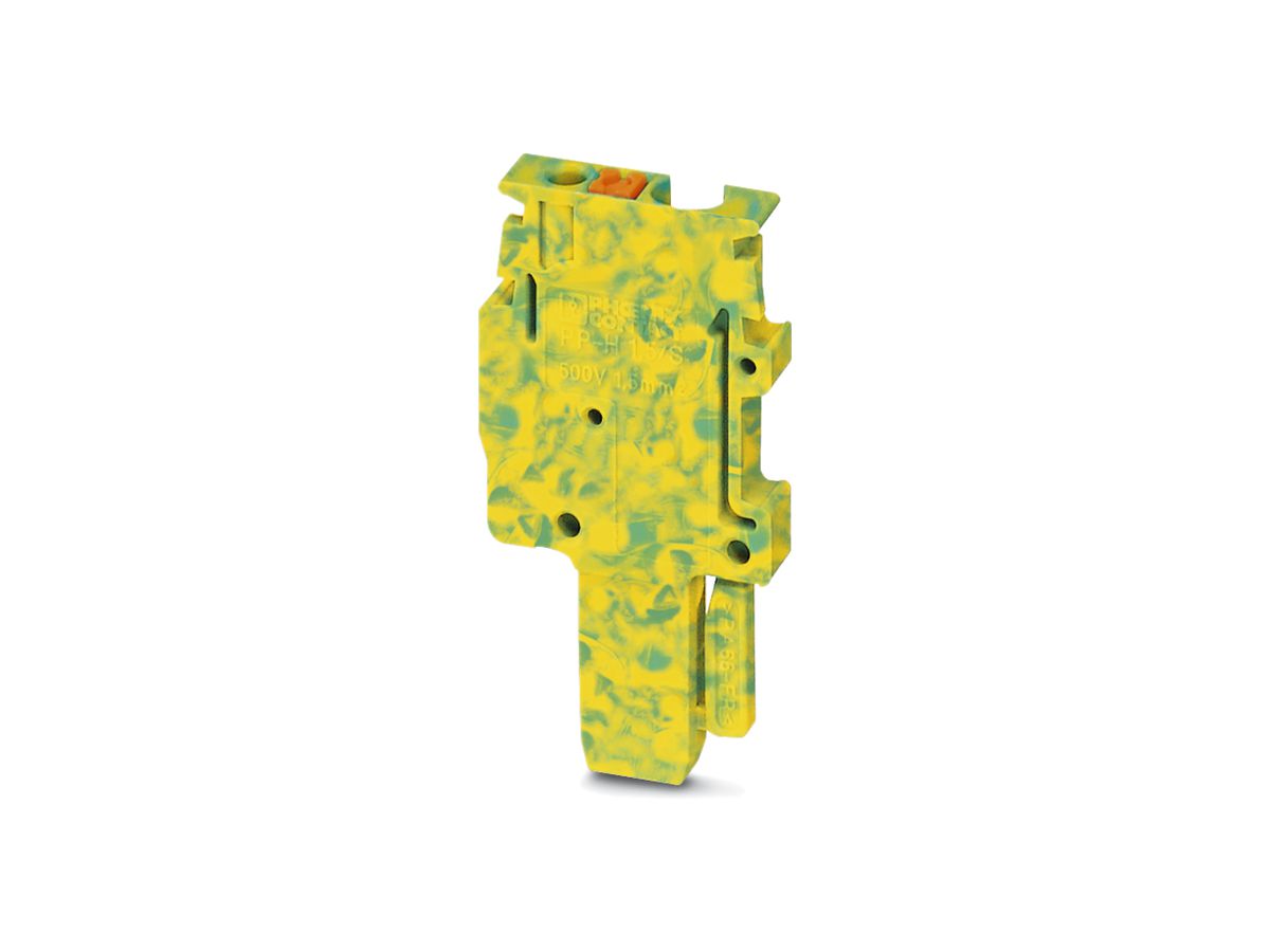 Stecker Phoenix Contact 1L 0.14…1.5mm² grün-gelb mit Push-in-Anschluss