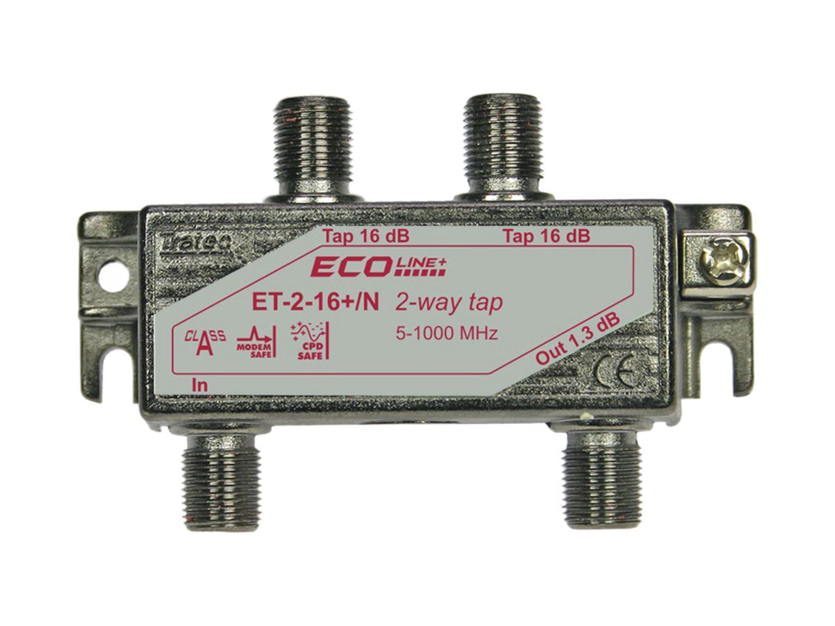 Abzweiger 2-fach ET-2-16+/N-G mit Modem Safe