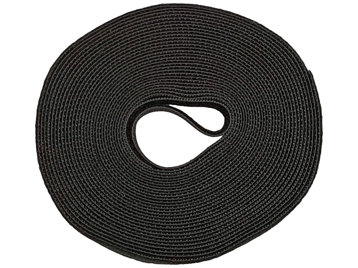 Klettband ELBRO doppelseitig 20mm×5m schwarz