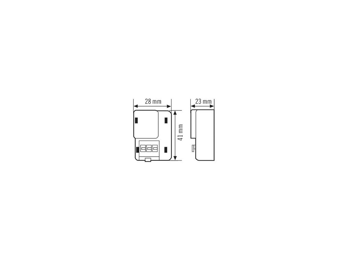 Schaltrelais ESYLUX Protector K weiss