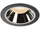 LED-Downlight SLV NUMINOS XL 37.4W 3400lm 2700K 40° DIM Ø160×108mm sz/Cr