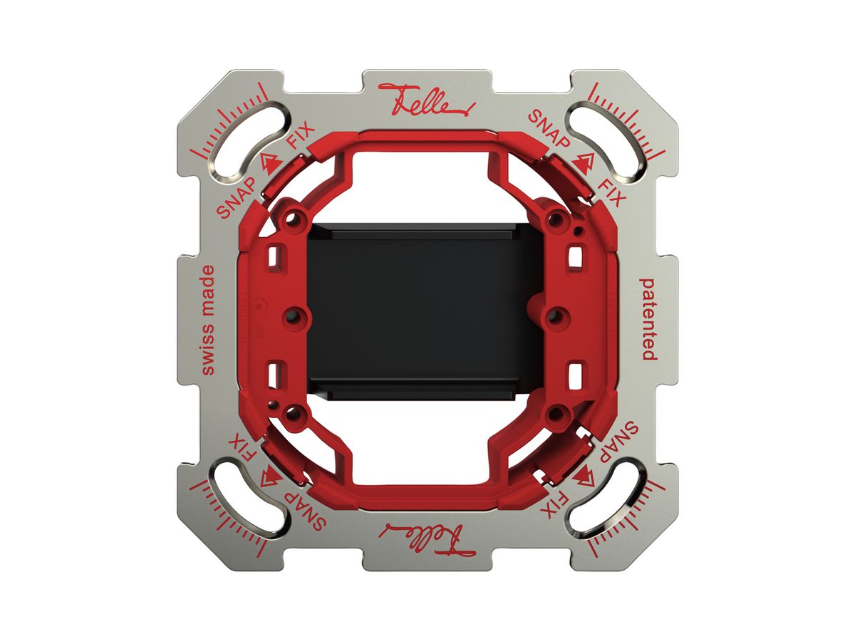 UP-Universaltaster Feller UNI SNAPFIX® 12…48V o.LED 1× 1-Tbed.