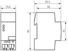 REG-KNX-Linienkoppler Theben 2TE