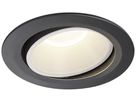 LED-Downlight SLV NUMINOS MOVE XL 37.4W 3800lm 4000K 40° DIM Ø190×118mm sz/ws