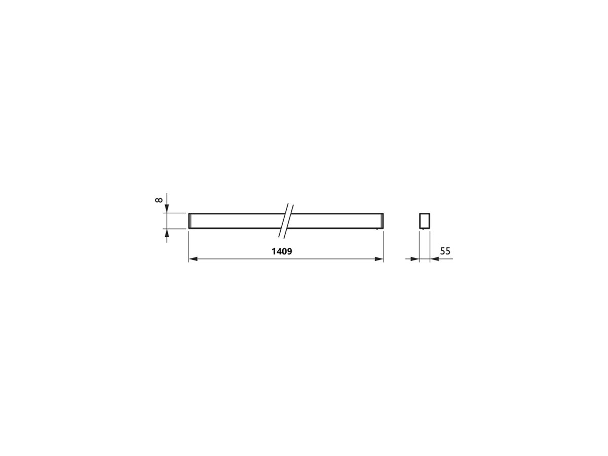 LED-Deckenleuchte Philips SM530C 30.5W 4300lm 4000K DALI weiss