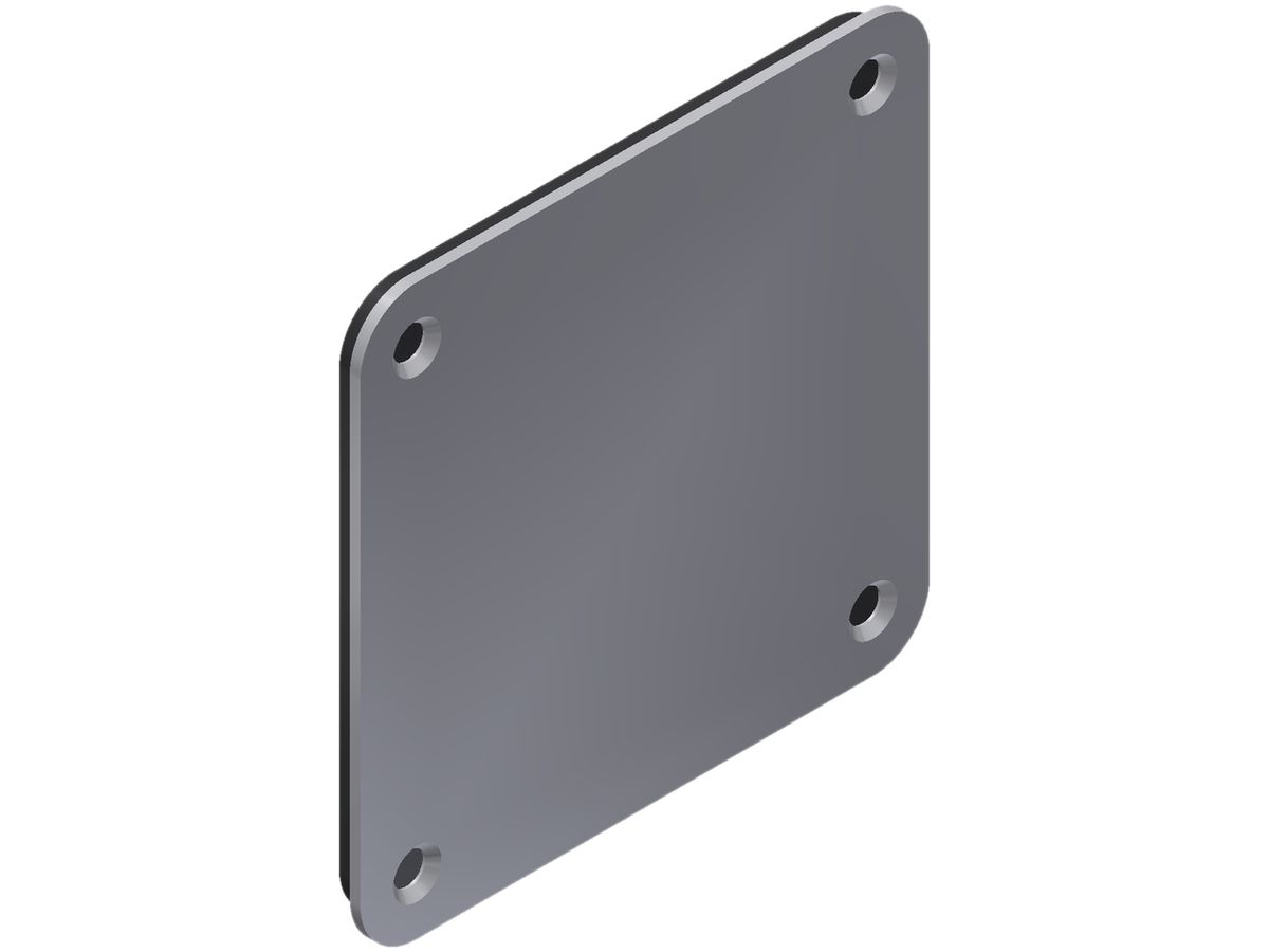 Nassdeckel Quox 80×80mm Al IP54