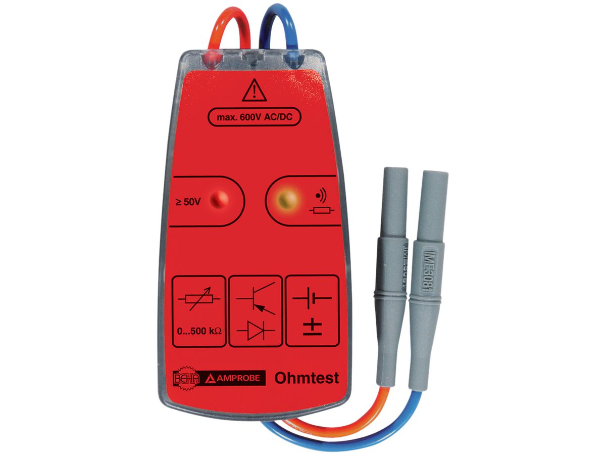 Durchgangsprüfgerät Beha Amprobe 9072-D 500 kΩ 50…600V AC/DC