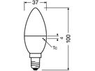 LED-Lampe PARATHOM CLASSIC B40 FROSTED E14 4.9W 827 470lm