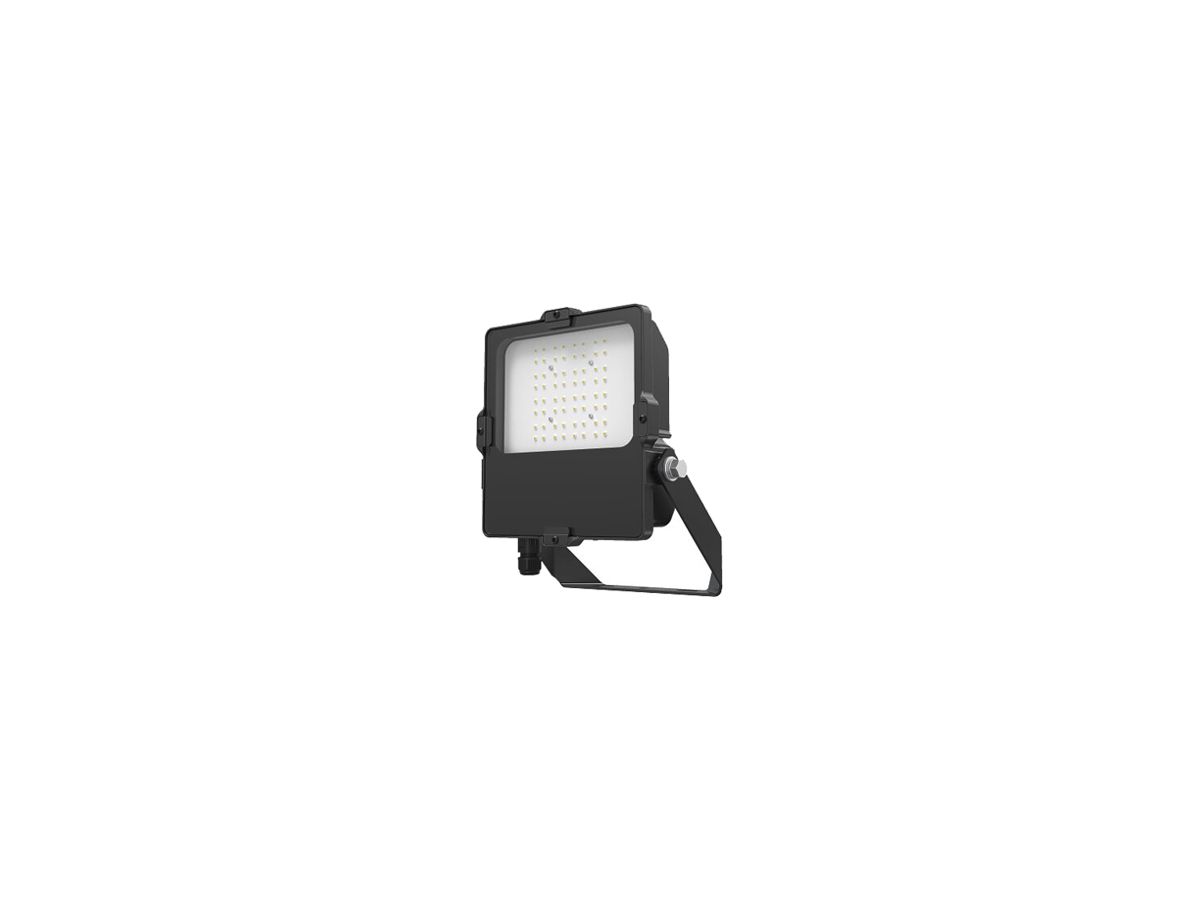 LED-Strahler DOTLUX LENSplus 50W 6830lm 850 IP66 60×120° 324×240mm schwarz