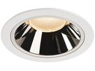 LED-Downlight SLV NUMINOS XL 37.4W 3400lm 2700K 55° DIM Ø160×108mm ws/Cr