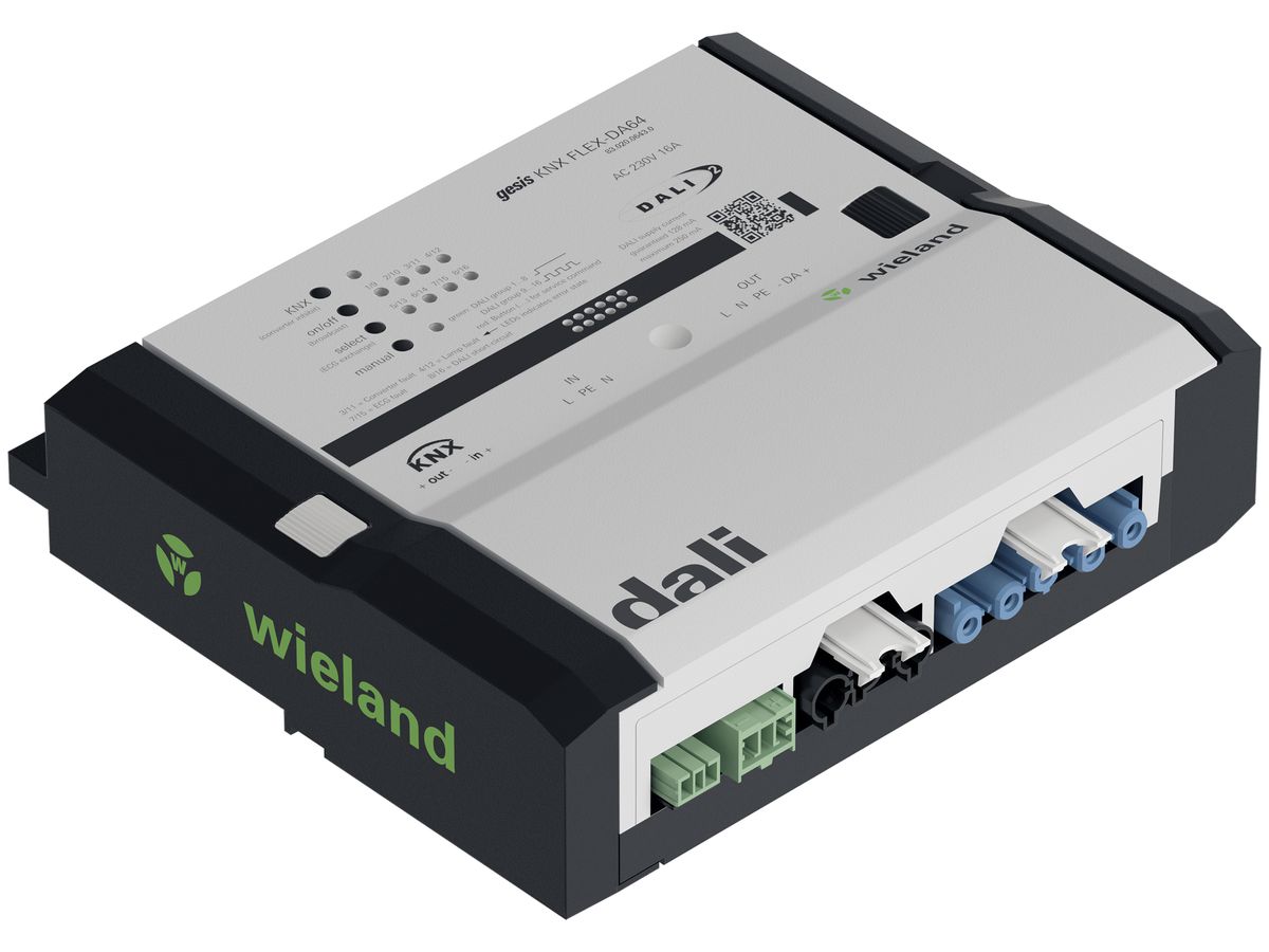 KNX-DALI Gateway Wieland gesis KNX FLEX-DA64 64-DALI 2