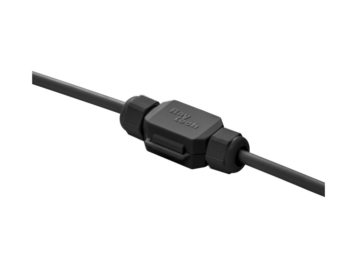 Verbindungsmuffe Raytech FRED/4-N mit Gel Verbinder Kabel Ø8…13mm IP68 schwarz