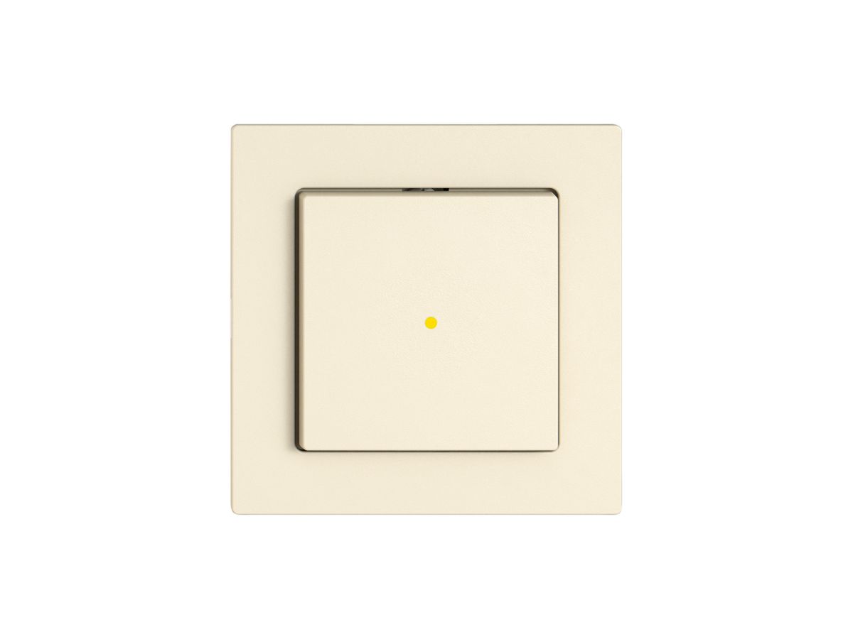 Leuchtdruckschalter EDIZIO.liv SNAPFIX® 3/1L Frontlinse LS gelb cr