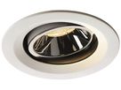 LED-Downlight SLV NUMINOS MOVE M 17.5W 1550lm 3000K 55° DIM Ø135×81mm ws/Cr