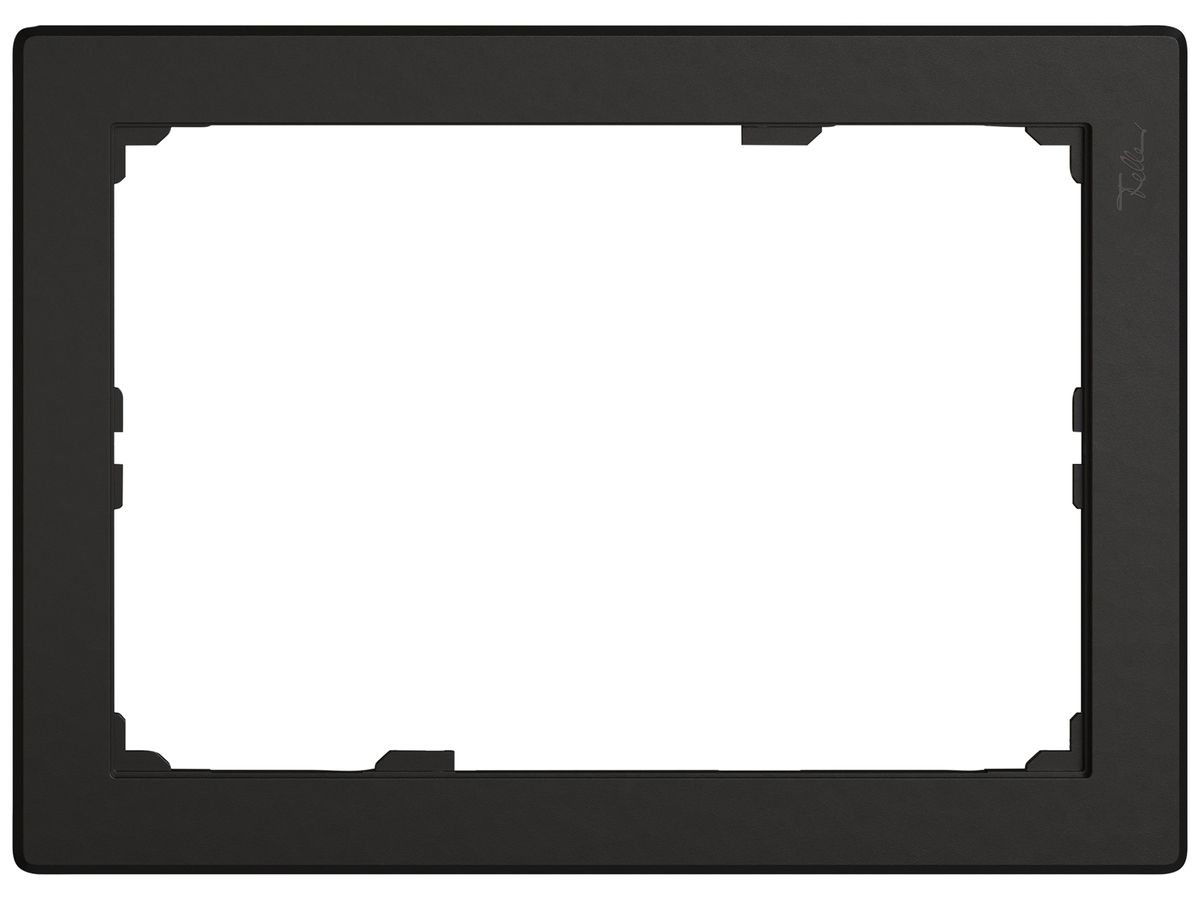 Frontplatte EDIZIO.liv SNAPFIX® für KNX-Panel 7" 120×180 mm sz