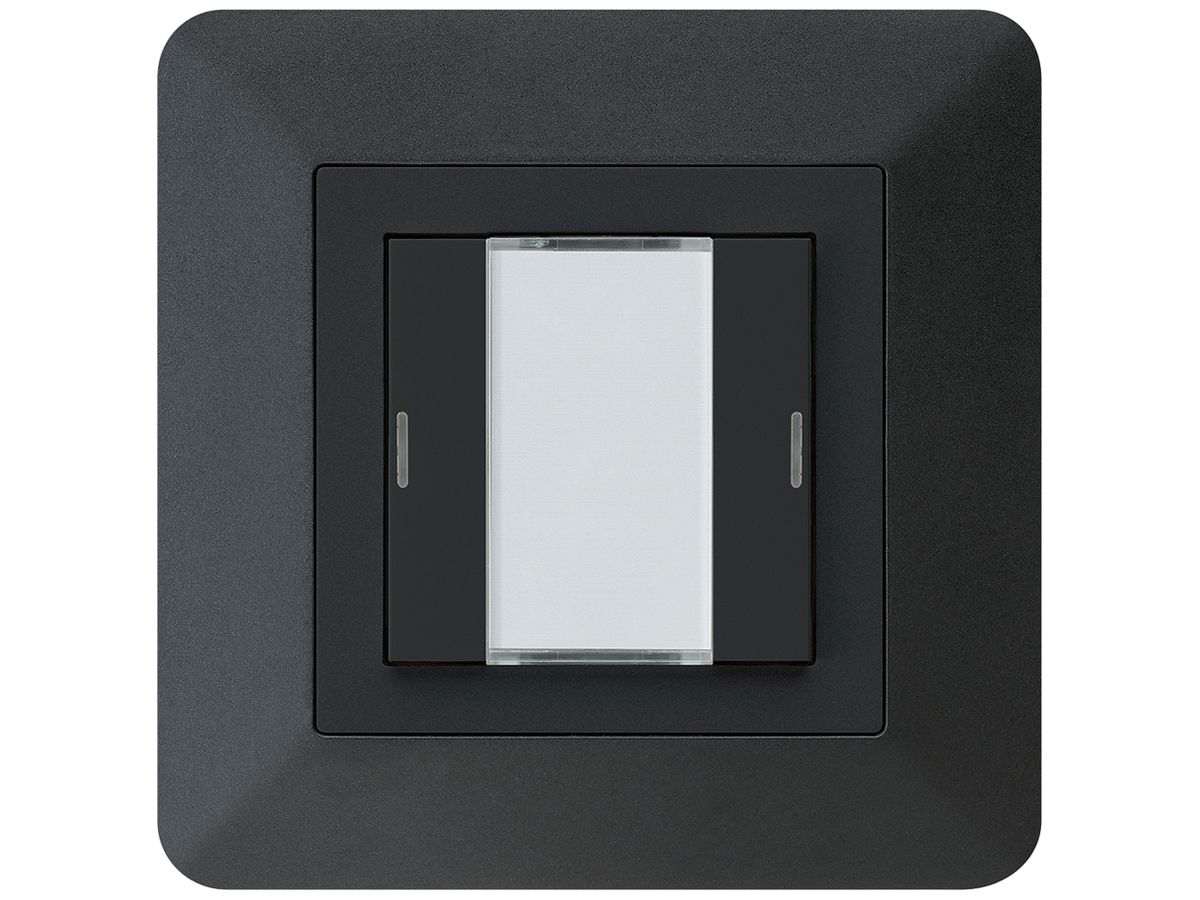 UP-Taster kallysto.trend KNX 2×RGB LED s/e-link schwarz