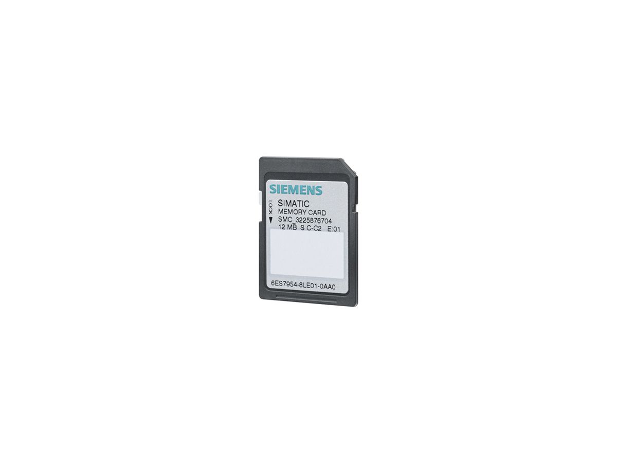 Speicherkarte Siemens für SIMATIC S7-1x00, SD-Card Flash-EPROM 12MB