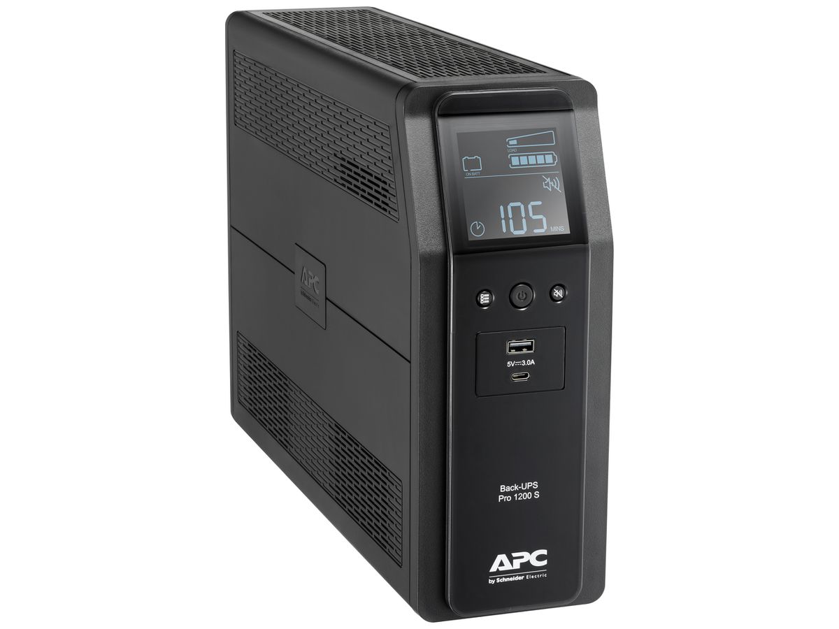 USV-Anlage APC Back-UPS Pro 1200S 230V 1200VA 8×C13 Line-Interaktiv