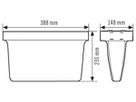 Notleuchte ESYLUX SLX 32 LEDi High Cover 24…230V, weiss