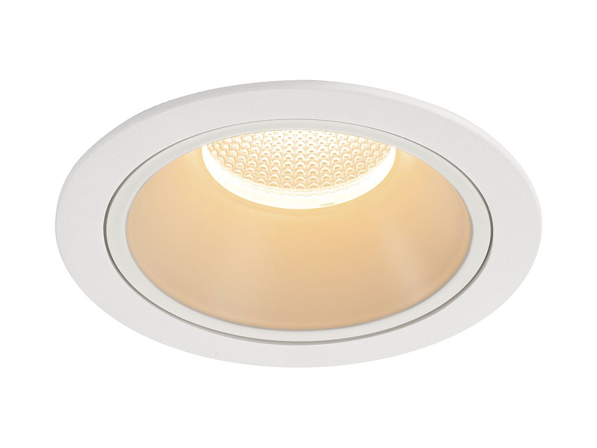 LED-Downlight SLV NUMINOS XL 37.4W 3500lm 2700K 40° DIM Ø160×108mm ws/ws