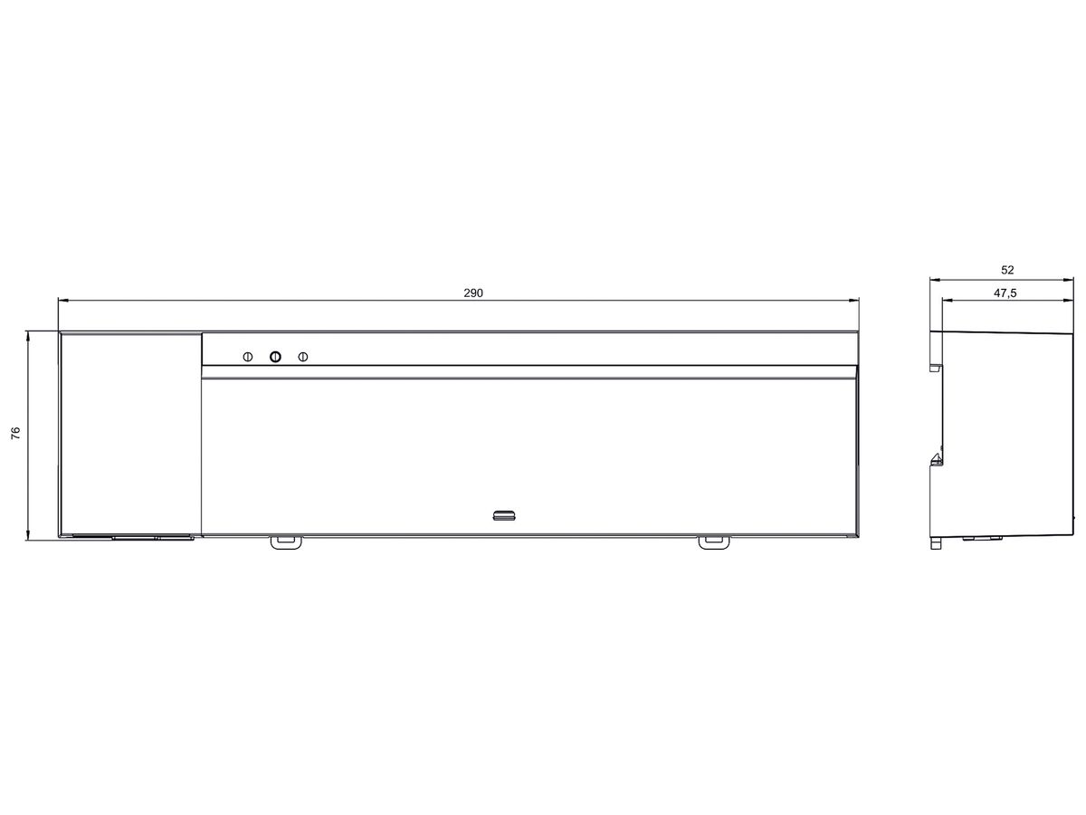 REG-Heizungsaktor KNX Theben LUXORliving H6 24V 6-Kanal