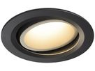 LED-Downlight SLV NUMINOS MOVE L 25.4W 2300lm 3000K 40° DIM Ø160×86mm sz/Cr