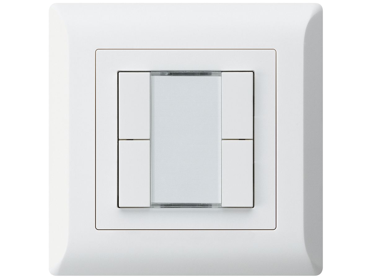 UP-Taster kallysto.line KNX 4×s/e-link weiss