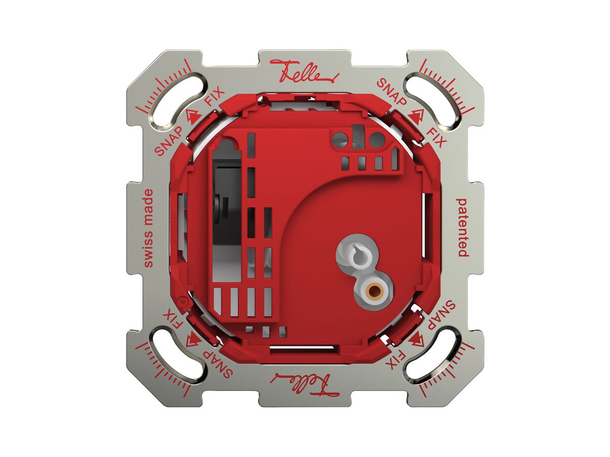 UP-Raumthermostat Feller SNAPFIX® m.Schalter Heizen/Kühlen 230VAC 50Hz