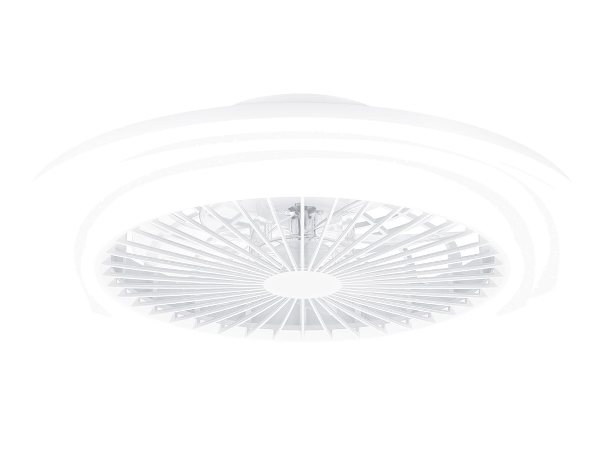 LED-Deckenleuchte Philips Amigo 42W 4400lm 830/840/865 DIM Ø485 wsm Ventilator