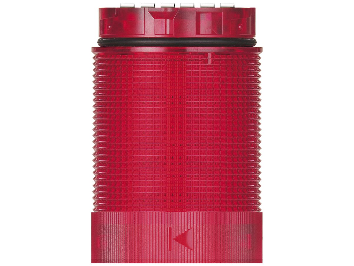 Blitz- und Dauerleuchte WERMA TwinLIGHT Classic, 24VAC/DC, 40mm, rot